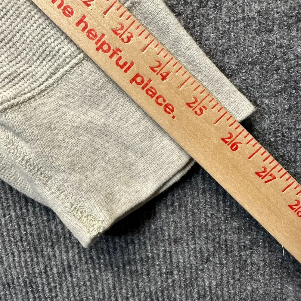 Polo Ralph Lauren Mens XL Grey Waffle Knit Thermal Henley Sleepwear Shirt L/S